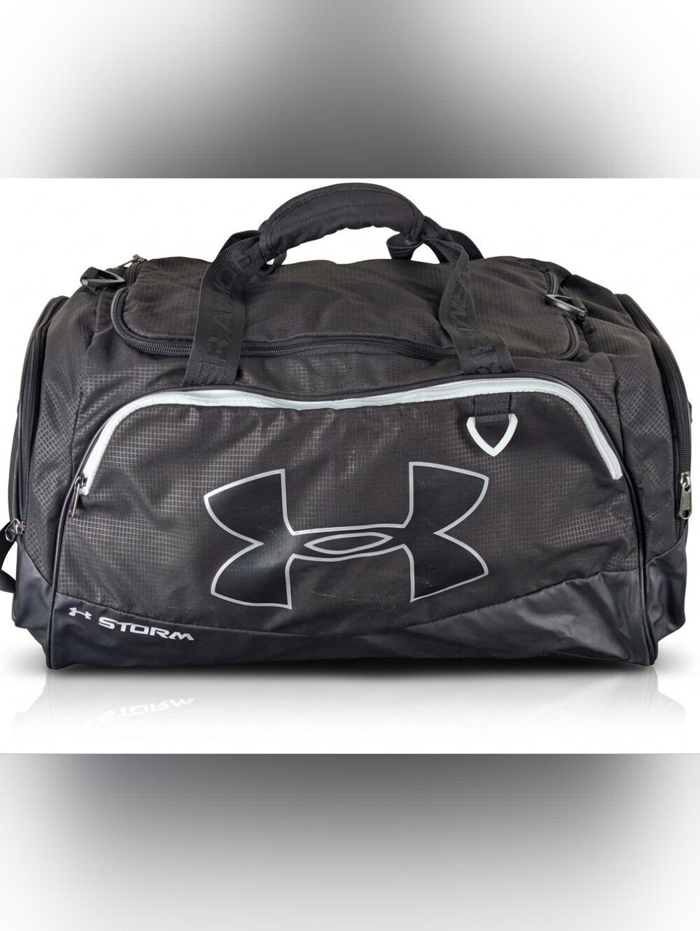 Under Armour Storm Black Duffle Bag - Medium Gym Travel Bag